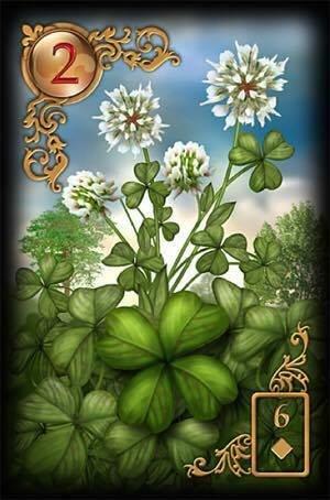 gilded reverie lenormand klaverbladen