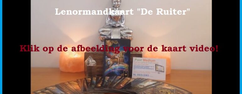Lenormandkaart De Ruiter Puur Me