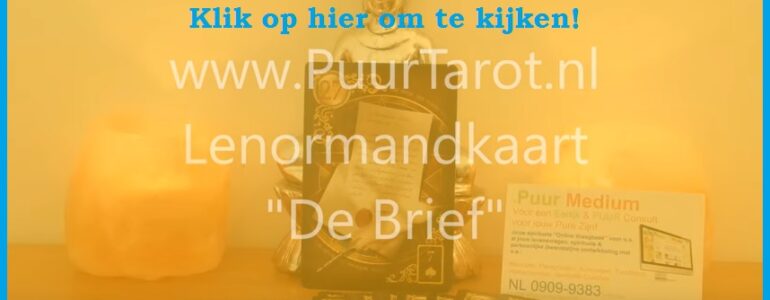 Lenormandkaart de brief