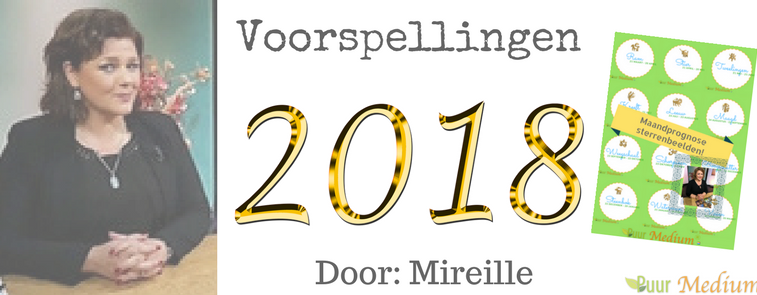 voorspellingen 2018 Medium paragnost sterrenbeelden Astro Mireille medium TV